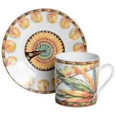 Hermes "Patchwork" Collection Cake and Coffee Set