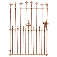 19th Century Wrought Iron Pedestrian Gate