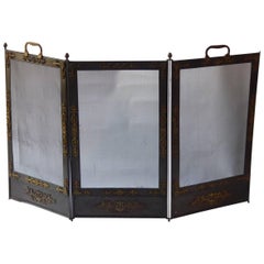 Antique 19th Century French Fireplace Screen