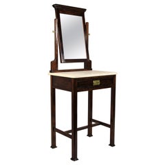 Antique Art Nouveau Vanity Table with Mirror, Austria, circa 1910