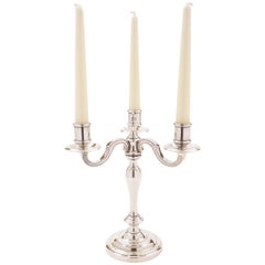 Christofle Three-Branch Candelabra