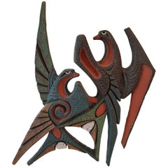 Ceramic Wall Sculpture 1970 Germany