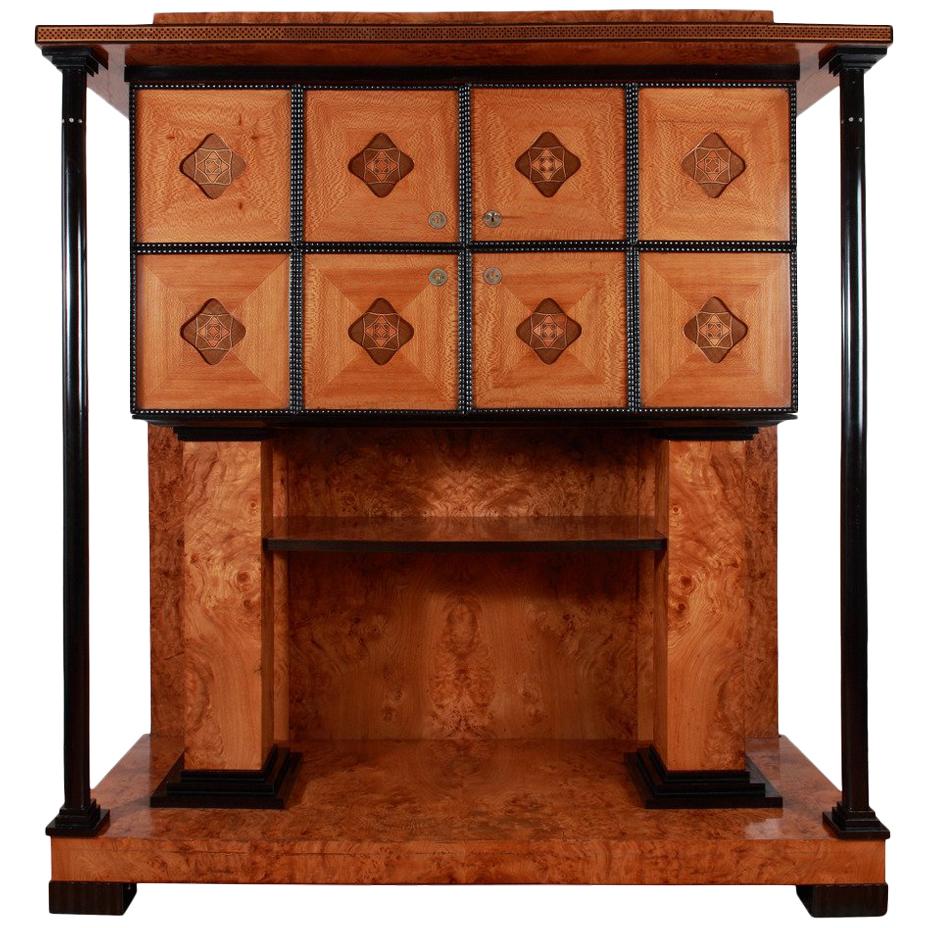 Vienna Secession Music Room Cabinet by Josef Maria Olbrich For Sale