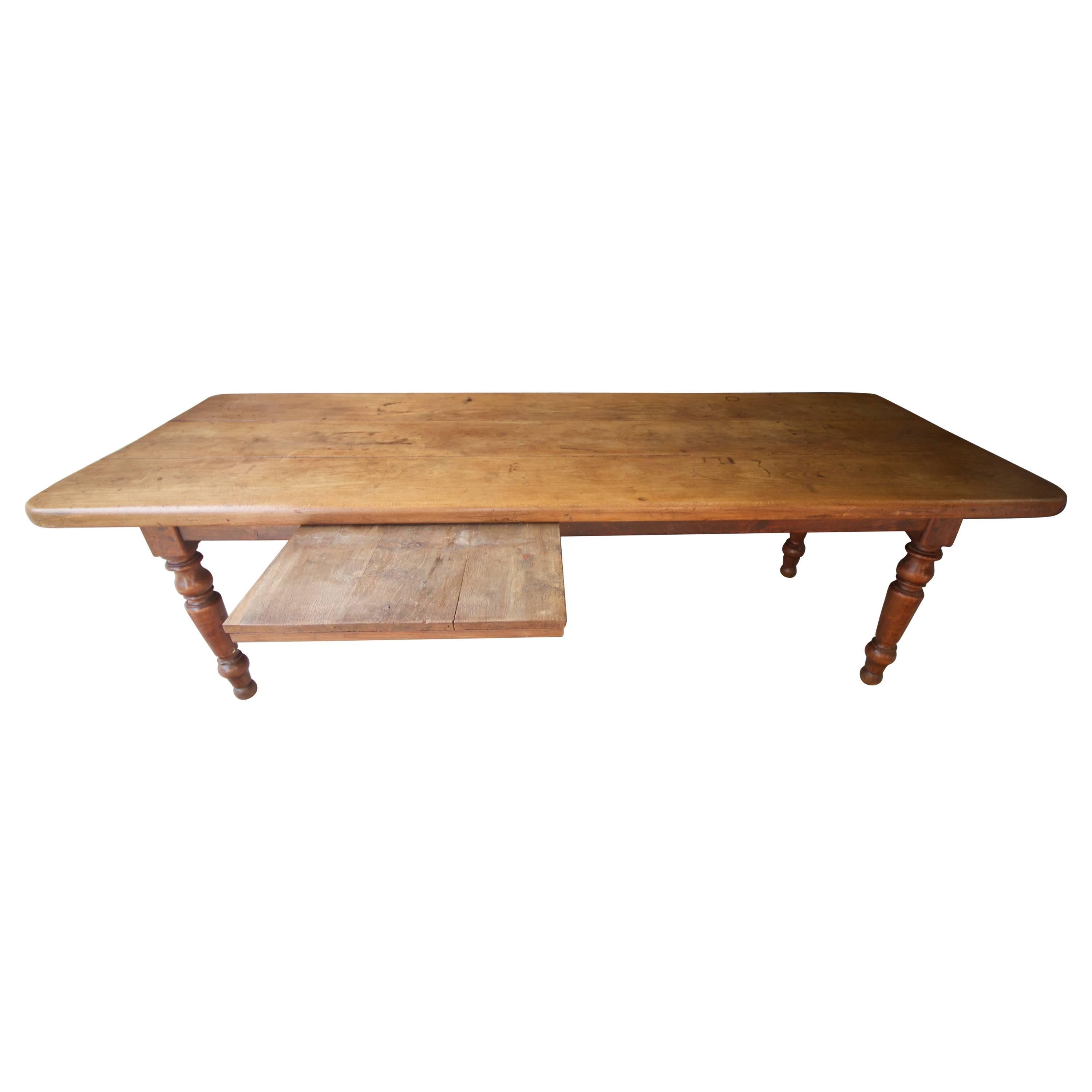 Early 19th Century Large French Farm Table from Normandie For Sale