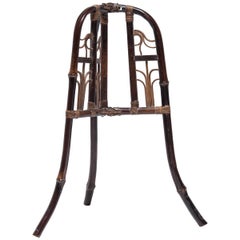 Chinese Folding Bamboo Hat Stand 2