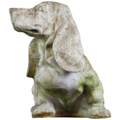 20th Century Cast Bassett Hound Statue