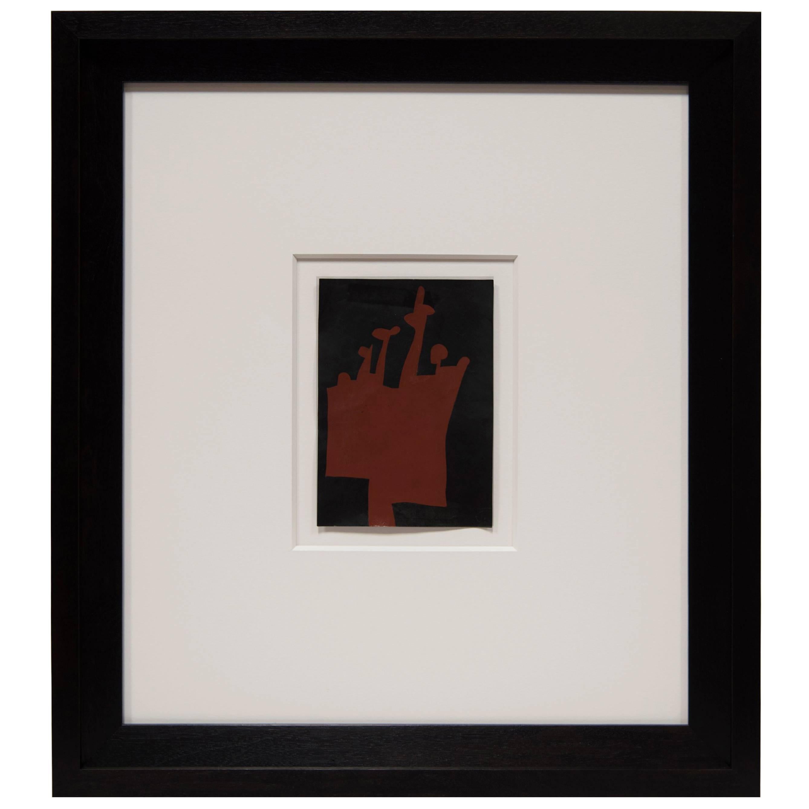 JORGE FICK Acrylic PAINTING: Motel Suitcase Series 6119