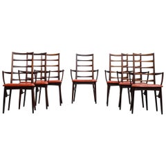 Danish Chairs Niels Kofoed Scandinavian Rosewood Dinning Armchairs Design
