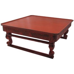 Chinese Red Travel Table