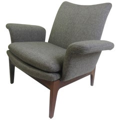 Finn Juhl Easy Chair for France and Sons in Rosewood and Fabric