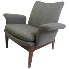 Finn Juhl Easy Chair for France and Sons in Rosewood and Fabric 8