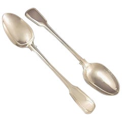 William IV Silver Stuffing Spoons