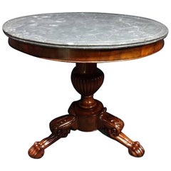 Outstanding 19th Century, French Marble Topped Centre Table, Gueridon