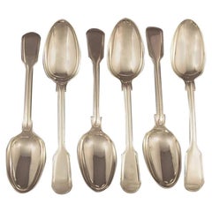 Fiddle Thread Silver Tablespoons