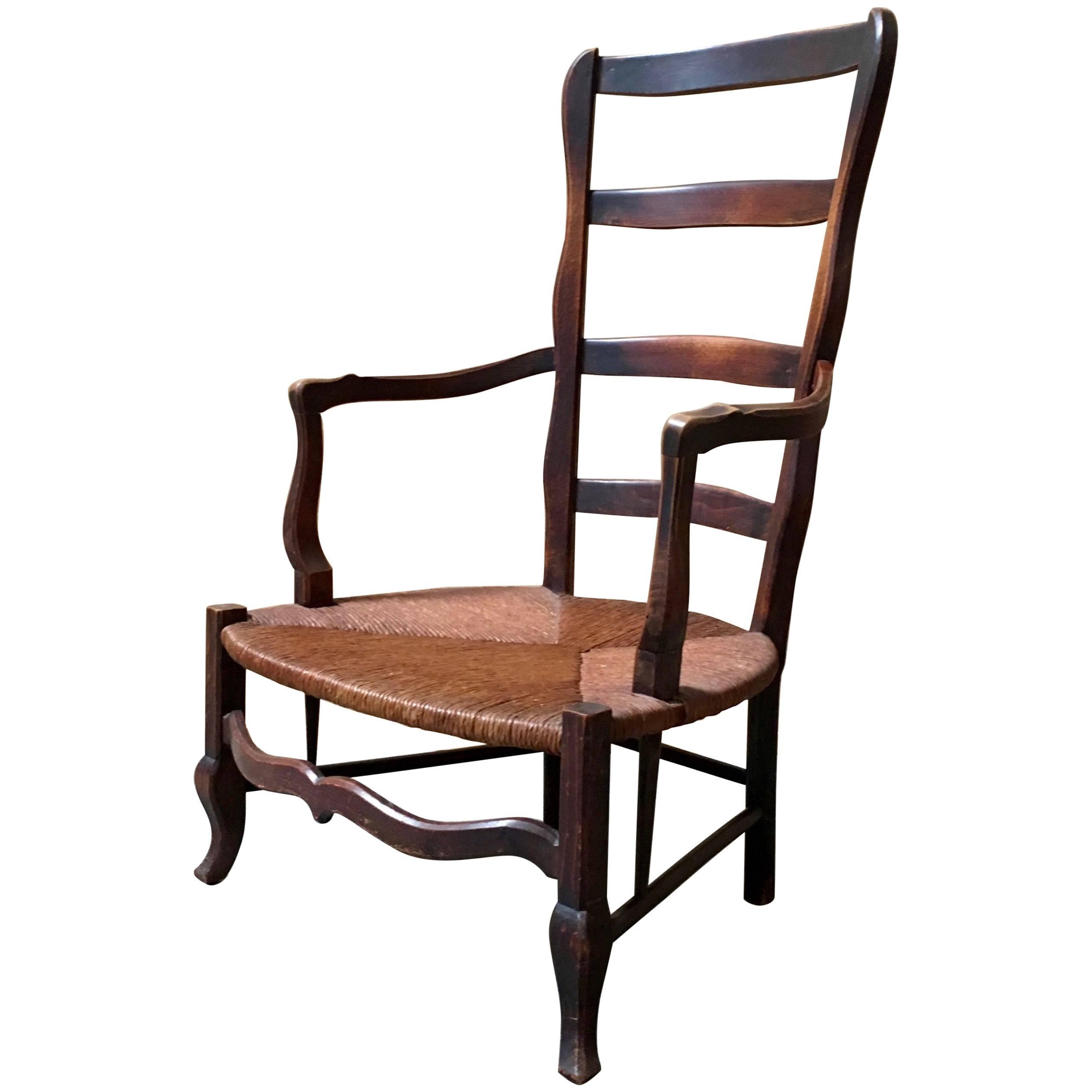 Rustic Country French Fireside Chair