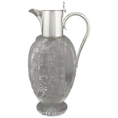 Victorian Silver Claret Jug