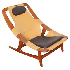 Arne Tidemand-Ruud 'Holmenkollen' Adjustable Lounge Chair for Norcraft, Norway