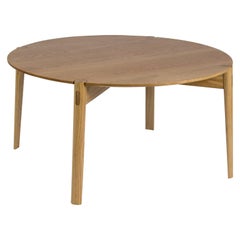 Danish Style Coffee Table, Solid Oak Table