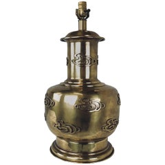 Retro Brass Ming Style Table Lamp