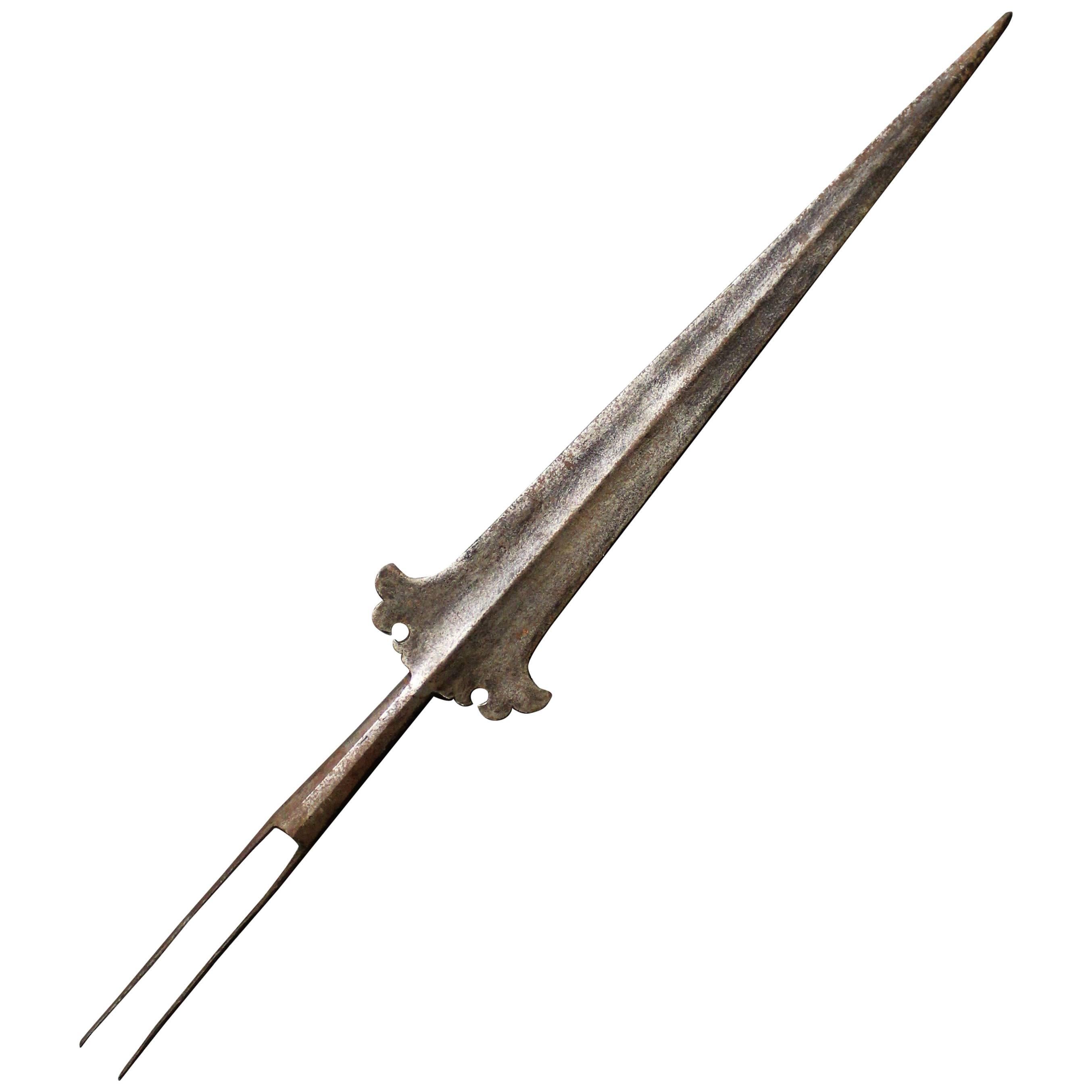 French Military Partisan/Halberd Polearm