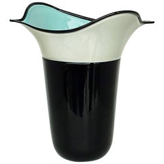 Extra Large Barovier & Toso Vase Murano Art Glass "Morbido" Toni Zuccheri, 1984