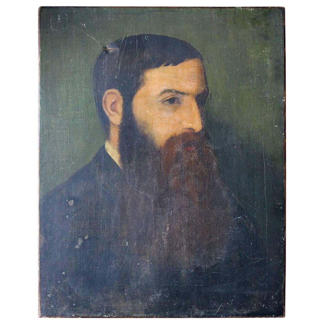 Circle of G.F. Watts, Portrait of a Bearded Gentleman, circa 1850-1870