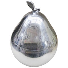 20th Century Pear Shaped Chrome Ice Bucket in the Style of Mauro Manetti, 1960s