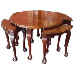 Mahogany Nest of Coffee Tables