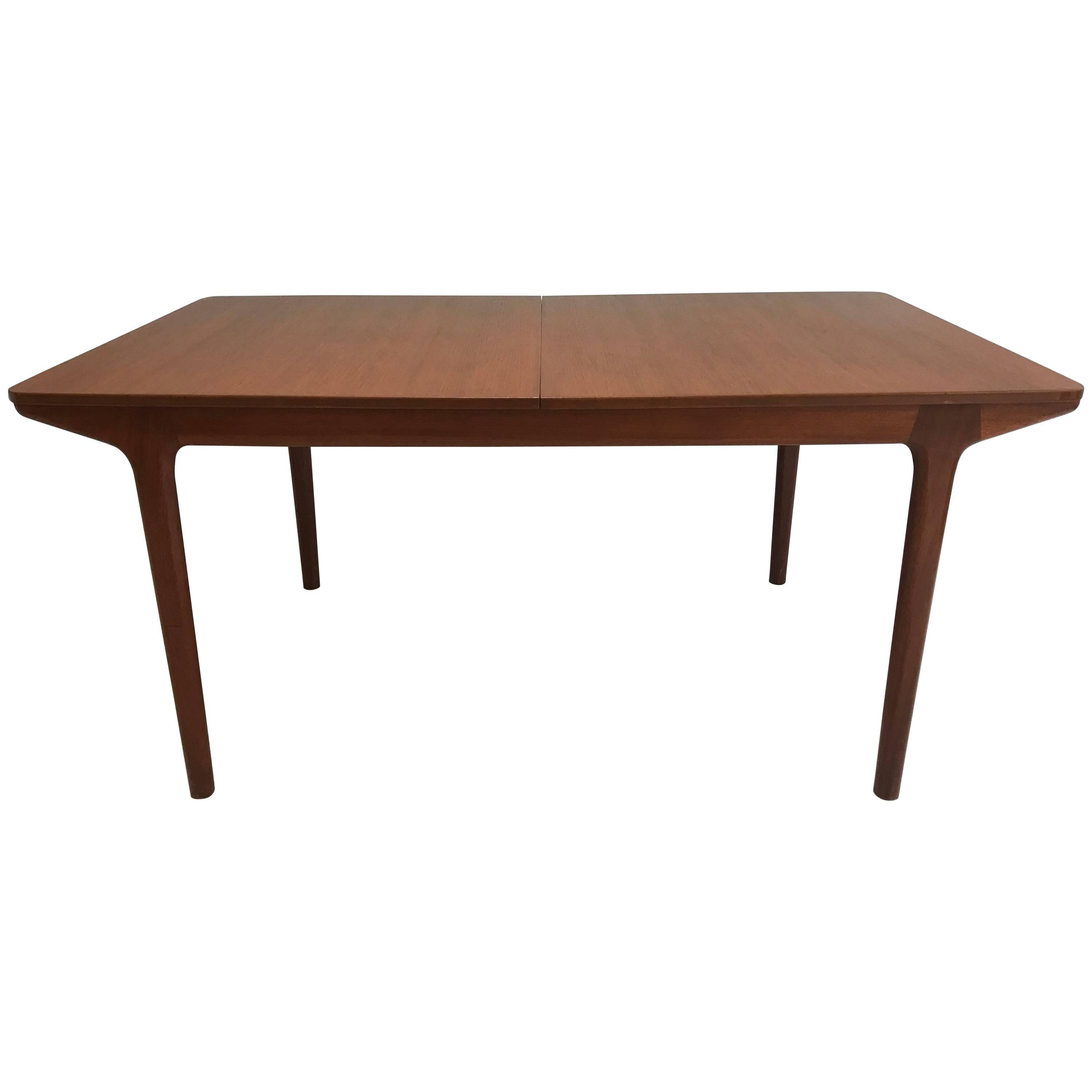 Midcentury Large Teak Extending Dining Table by Tom Robertson for A.H. McIntosh For Sale