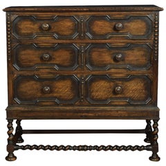 Jacobean Style Oak Chest of Drawers