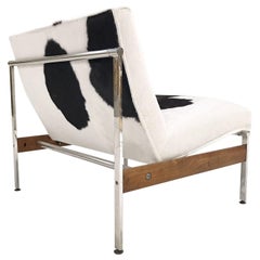 Forsyth Chaise longue unique en son genre Glenn of California en cuir de vache brésilienne