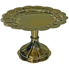Antique Elkington & Co Gilt Silver Plate Large Tazza, 1891