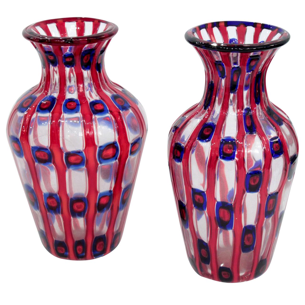 "Transennati" Vases by Anzolo Fuga 1962