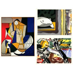 Vintage Roy Lichtenstein Exhibition Announcements, Set of Three