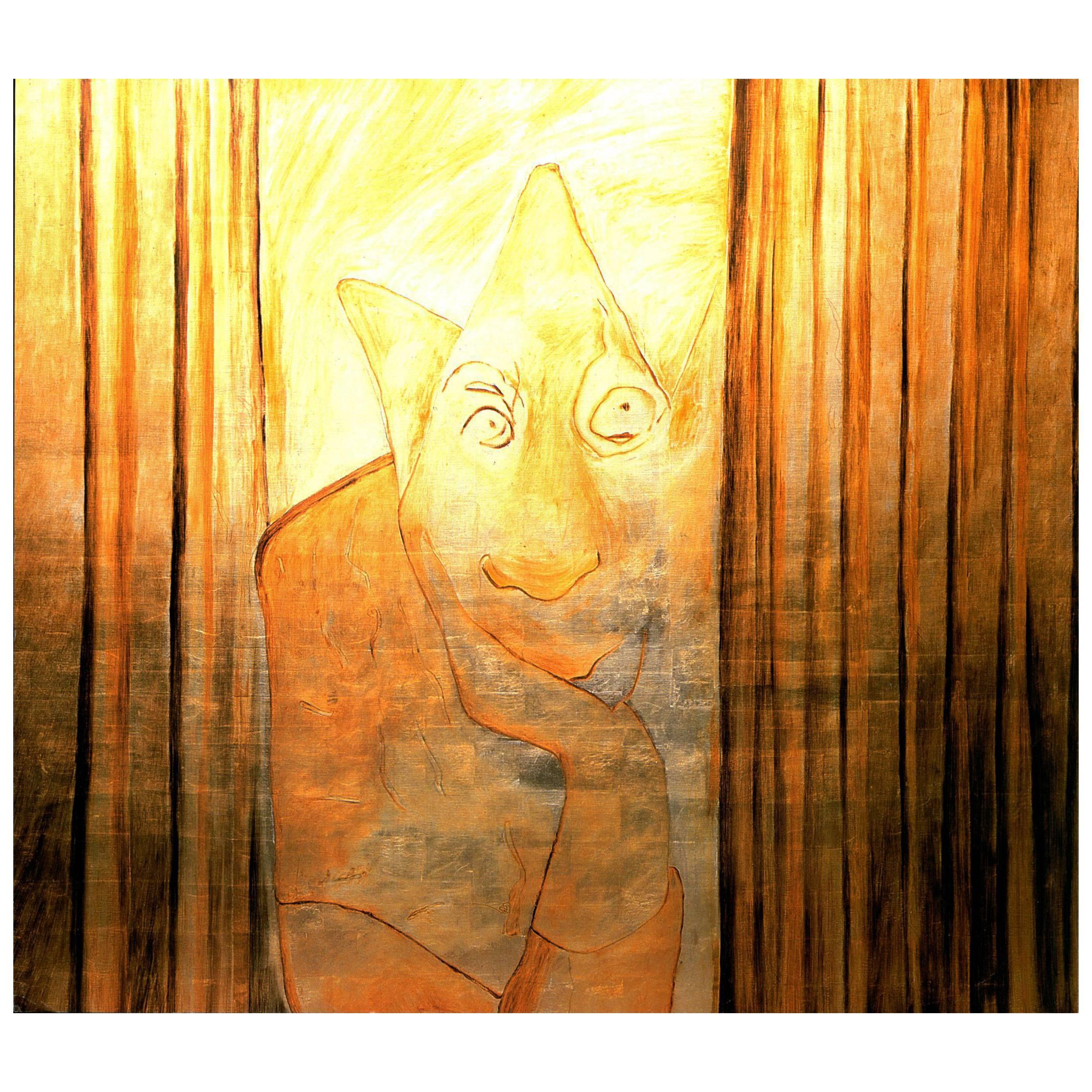 Francesco Clemente at Leo Castelli Gallery, New York, 1985 'Handbill'