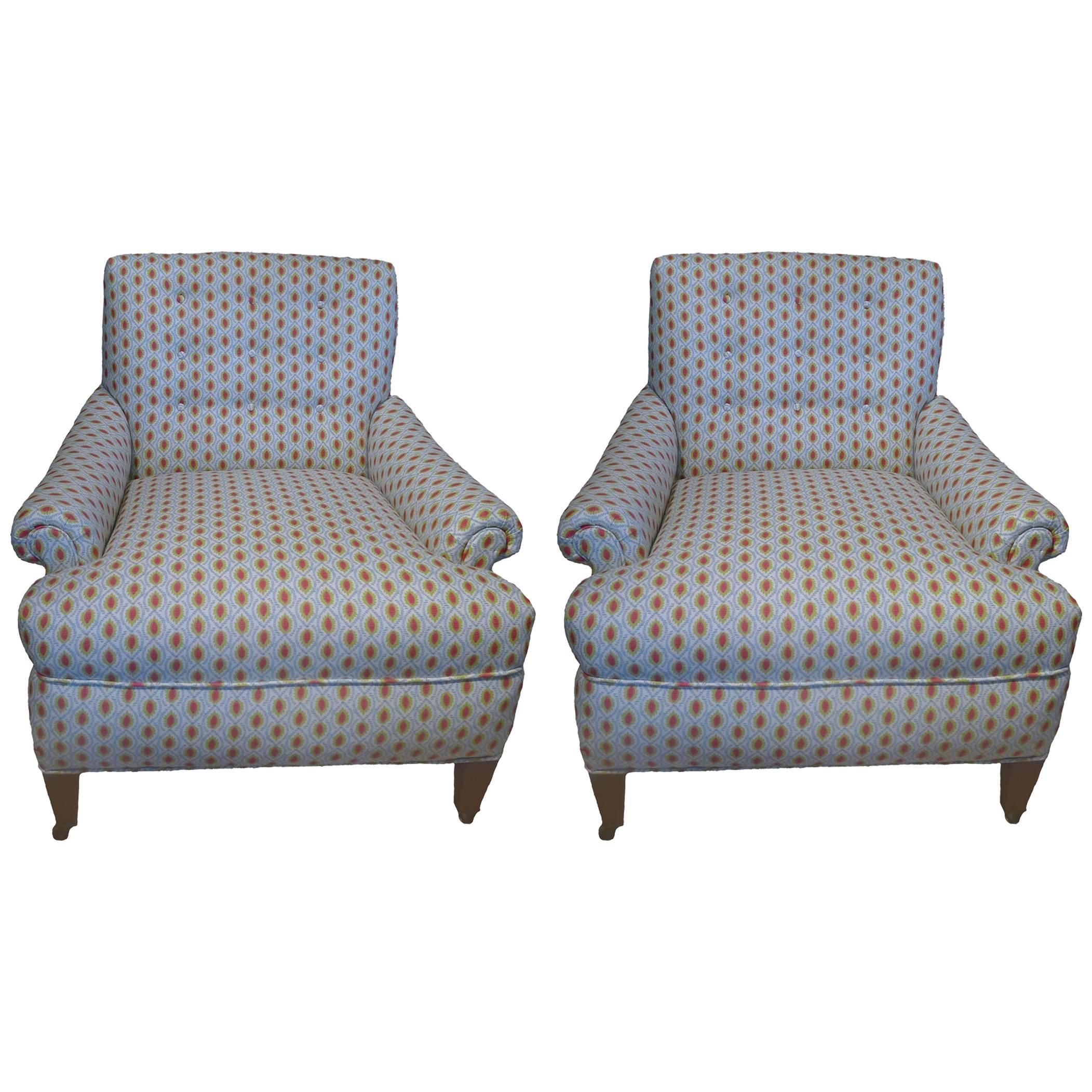 Pair of 1940s Club Chairs