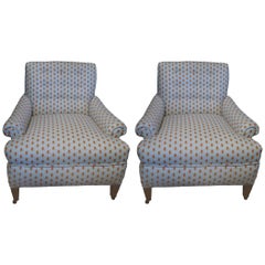 Pair of 1940s Club Chairs