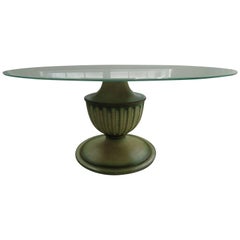Painted Pedestal Dining Table Base