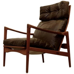 Ib Kofod-Larsen High Back Easy Chair Model Örenäs, 1960s