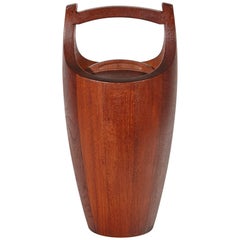 Jens Quistgaard Danish Staved Teak Ice Bucket, 1950s