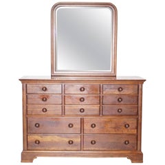 Stanley Furniture Bank Chest of Drawers with Mirror