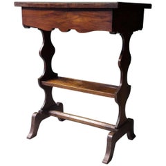 Late 19th Century French Side Table Made of Walnut