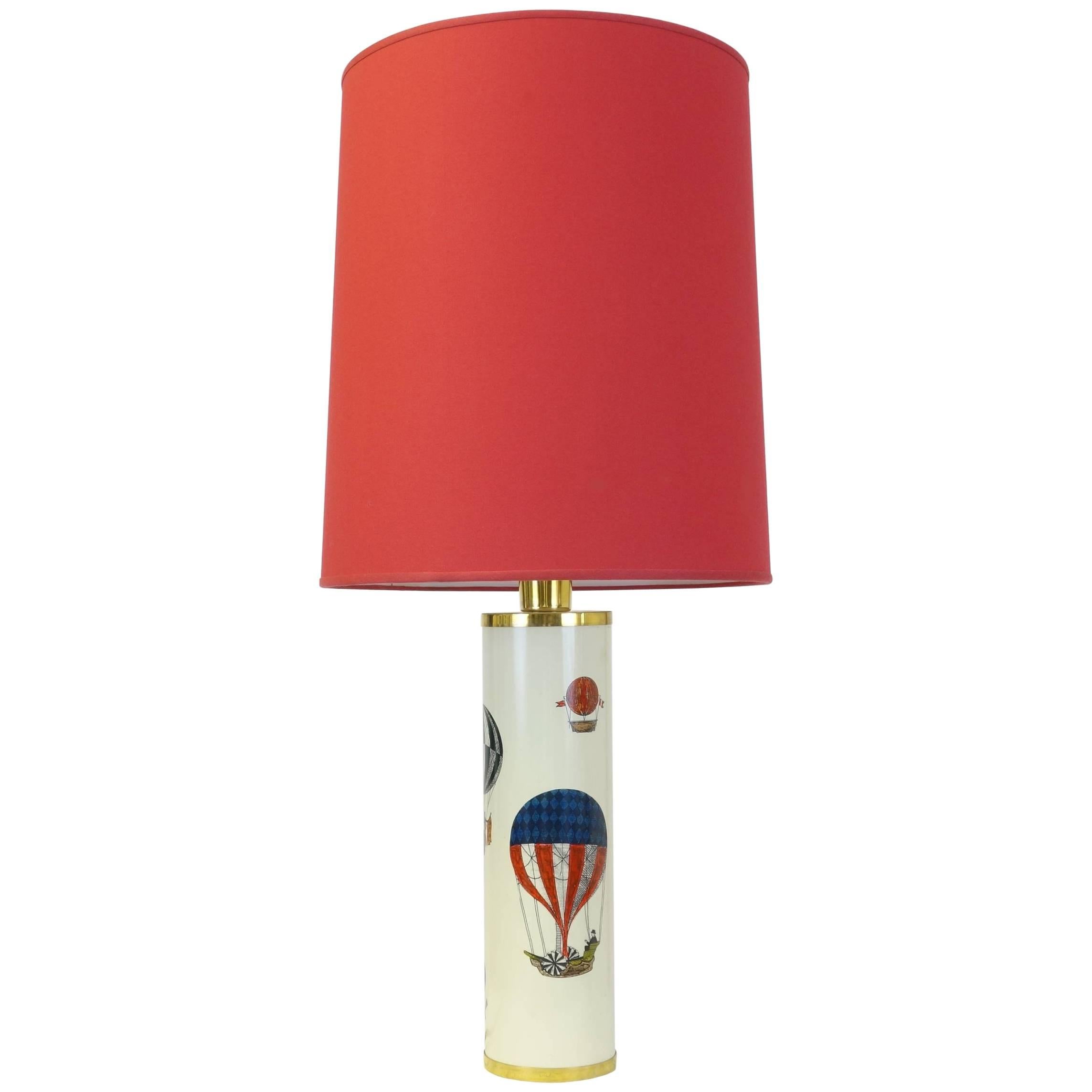 Table Lamp or Desk Lamp, Furniture by Piero Fornasetti, Milan, Italy For Sale