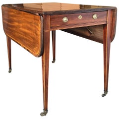 Antique Regency-Style Mahogany Pembroke Table