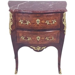 French Marquetry Inlaid Kingwood Petite Commode