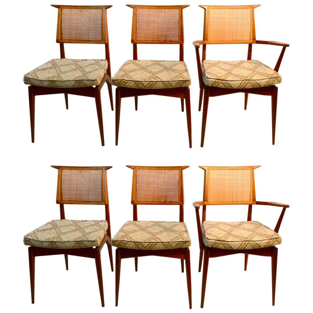 Set of Six Mid-Century Dining Chairs after McCobb