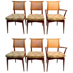 Set of Six Mid-Century Dining Chairs after McCobb