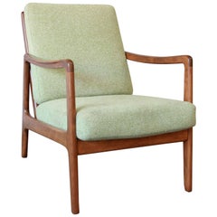 John Stuart Midcentury Teak Lounge Chair by Ole Wanscher
