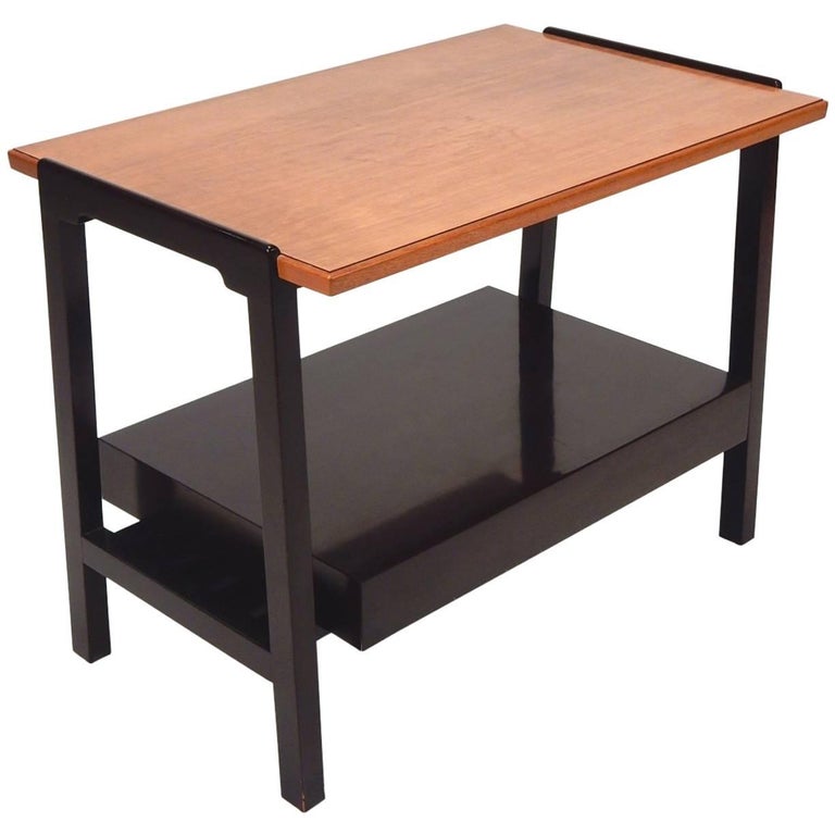 Two Door Tone Midcentury Side Tables For At 1stdibs Dunbar Furniture Two Tone Side Table Designed By Edward Wormley