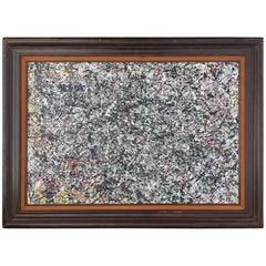 Vintage Drip Painting, Style of Jackson Pollock